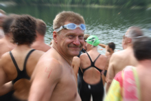 Langstrecken Schwimmen Stausee Oberwald
